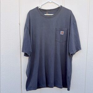 Carhartt Short Sleeve Tshirt Men’s Size 2XL Original Fit Greenish Gray Workwear